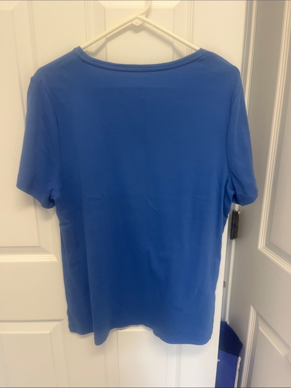 Talbots Short-Sleeve Tees in Orange and Blue - V-Neck & Crew Neck (bundle) - Picture 7 of 7